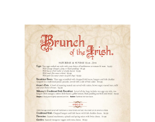 View Kilkenny's Brunch Menu